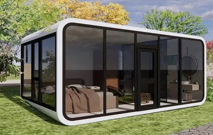 Outdoor Retail Apple Cabin Kiosk A3